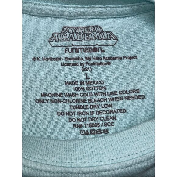 NWOT My Hero Academia Group Graphic T-Shirt Size Large #83 - Picture 3 of 4